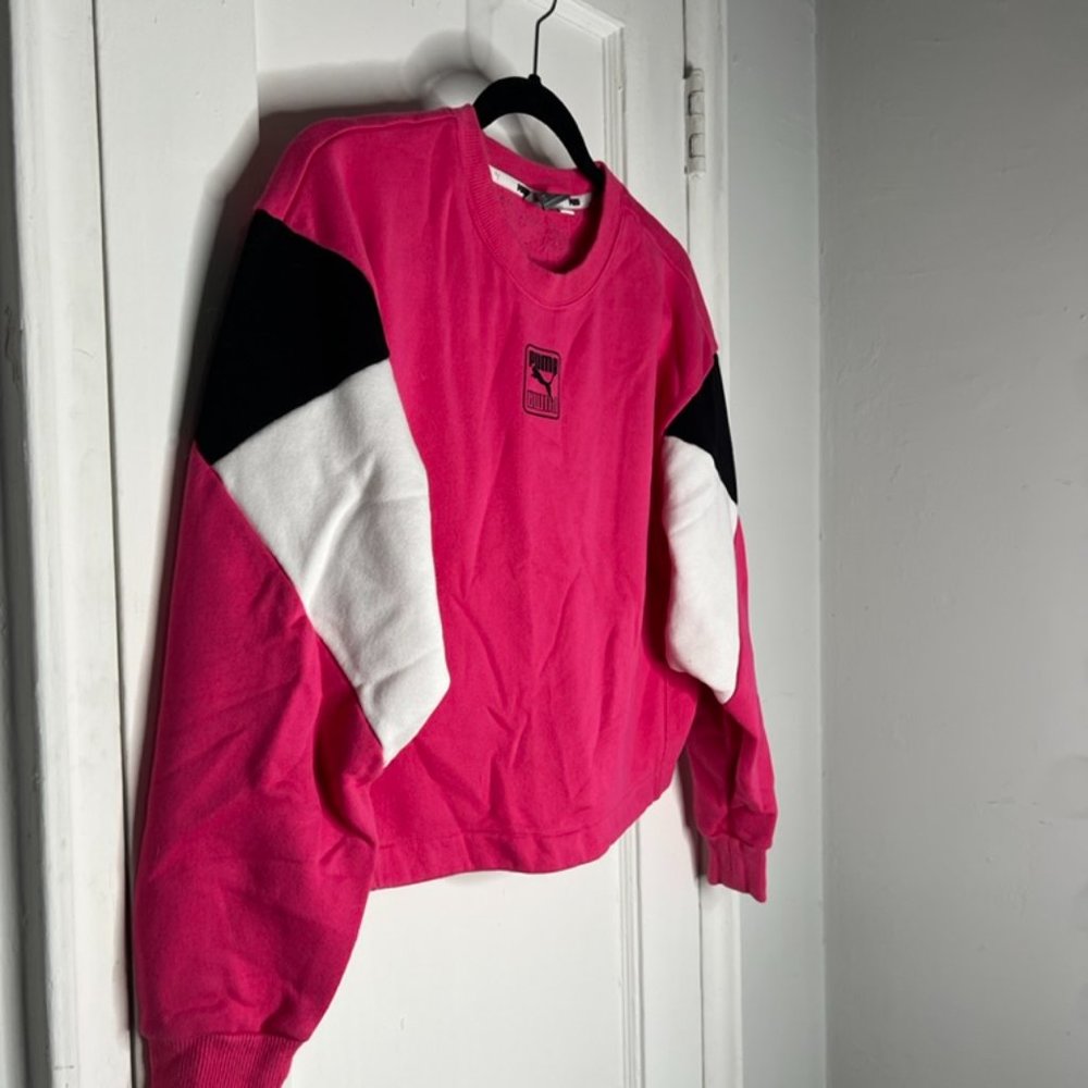 Puma Women's Hot Pink Sweatshirt